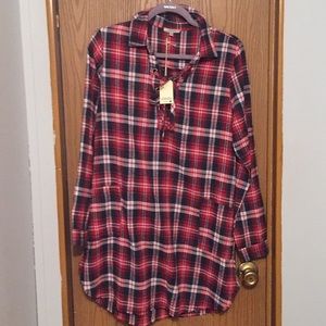 NWT Plaid Shirt
